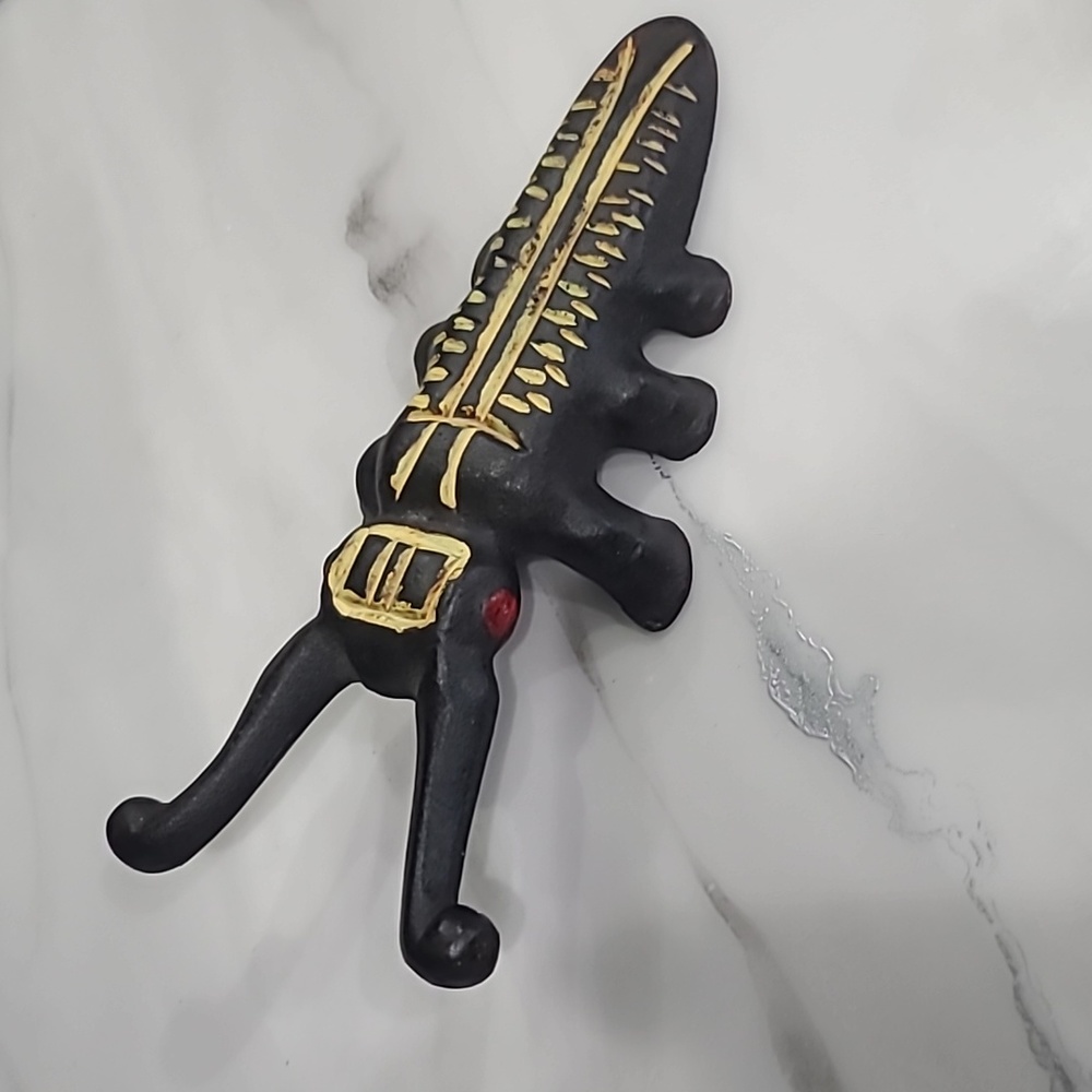 Bug Beetle Boot Scraper & Shoe Remover, Antique